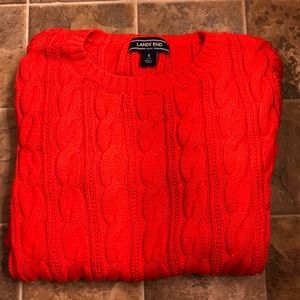 Lands End drifter cotton sweater